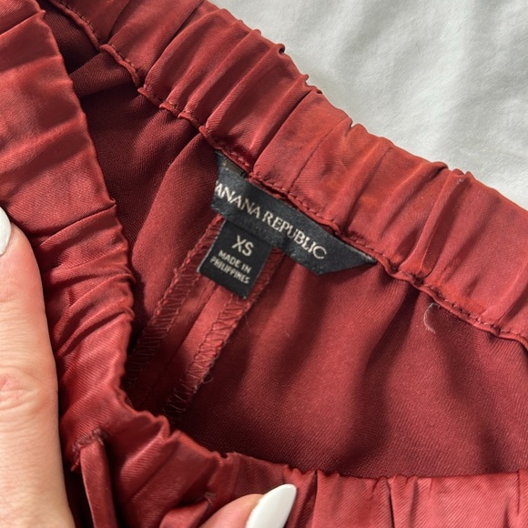 Wide-Leg Satin Pull-On Pant by Banana Republic - Picture 3 of 4